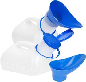Stock Your Home 313035481431 Unisex Urinal Bottle 2 Pack - 32 Oz Female Urination Device With Lid