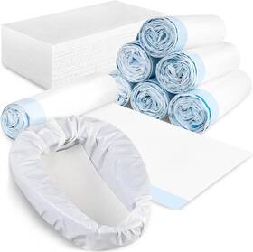 Storage Standard 711181512274 70 Pack Bedpan Liners Disposable Commode With Absorbent Pads Bedpans Or