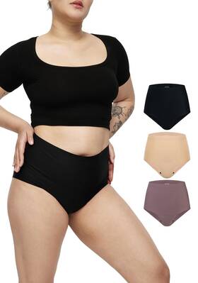 Leakproof2 Strawberry Weeks Leakproof 2.0 High Waist Ultimate Absorbency Incontinence Underwear Women Xs