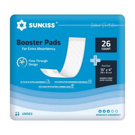 Sunkiss 971155845355 Trustplus Pads 15 Inch X 4 Extra Absorbency For Adult Incontinence Odor Contro