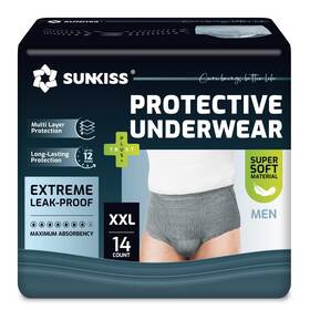 Sunkiss 971155846093 Incontinence Underwear For Men Daytime Disposable Adult Pull Ups Mens Prote