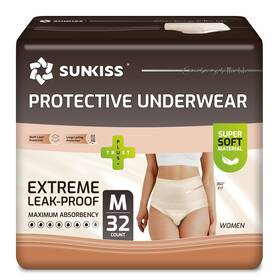Sunkiss 971155846215 Women Incontinence Underwear Daytime Disposable Postpartum Adult Panties Pr