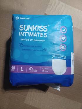 Sunkiss Intimates 971155845478 Disposable Period Underwear For Women With Heavy Flow Unscented Postpartum E