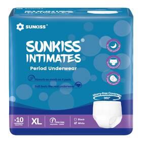 Sunkiss Intimates 971155845485 Disposable Period Underwear For Women With Heavy Flow Unscented Postpartum E
