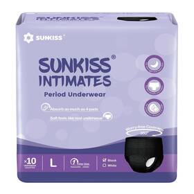 Sunkiss Intimates 971155845508 Disposable Period Underwear For Women With Heavy Flow Unscented Postpartum E