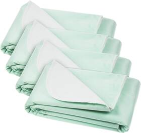 Lva1016l2 Sures Underpad For Incontinence Waterproof Reusable Bed 34 Inch X 52 Green