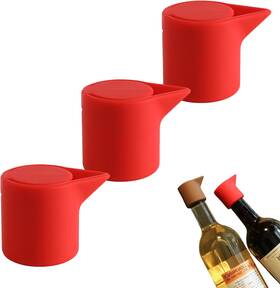 Swicado 445023936920 Ultimate Leakproof Wine And Champagne Stopper Set - Durable Silicone Beverage Bott