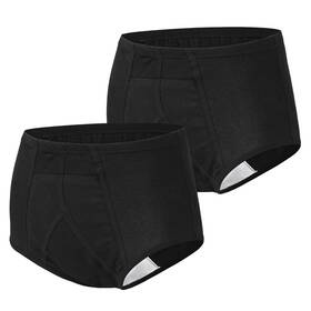 Swizzen 709930364557 Mens Incontinence Underwear Washable For Men Reusable