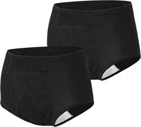Swizzen 744759030733 Mens Incontinence Underwear Washable For Men Reusable