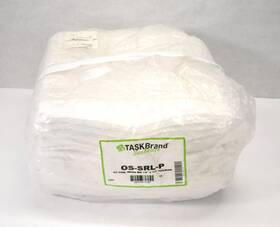 Taskbrand 075289707360 Hospeco Oil Only Sorbent Pads Unscented 14 Inch X 17 White 100 Pack
