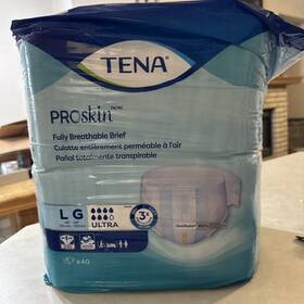 04852 Tena Ultra Breathable Briefs Incontinence Disposable Heavy Absorbency Large