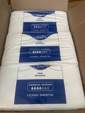 054374v-01 Tena 216 Ct Incontinence Pads Bladder Control And Postpartum For Women Moderate