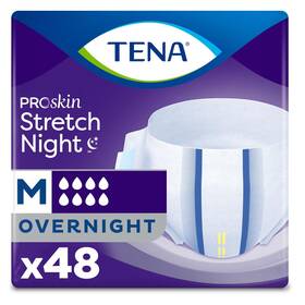 0554754v-00 Tena 48 Ct Proskin Overnight Protection Adult Incontinence Brief Stretch