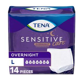 Tena 191567018161 Incontinence Underwear For Women Overnight Large 14 Count