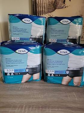 19206 Tena Incontinence Underwear For Men Protective Maximum Xl Pack Of 4 56 Count