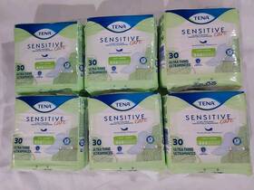 35462-24 Tena 6 Packs Sensitive Ultra Thin Light #3 Incontinence Pads 30 Ct Ea/180
