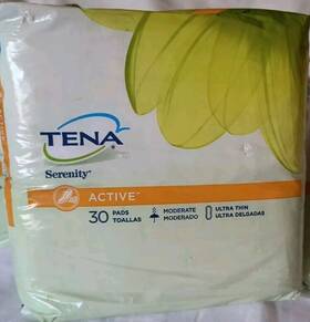 Tena 380040403208 Serenity Incontinence Pads Bladder Control 30 Moderate Active Protection