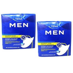 541961 Tena 2 Pack Men Incontinence Protective Guards Moderatelevel 3 Absorbency 48 Ea
