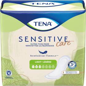 54358 Tena Intimates Ultra Thin Light Incontinence Pad Regular 30 Ct Pack Of 6