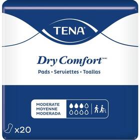 57181 Tena Dry Comfort Moderate Pads Regular Length Case Of 120 6-pack 20