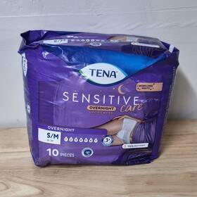 60554-01 Tena Sensitive Care Overnight Incontinence Pants S/m 10 Count Disposable