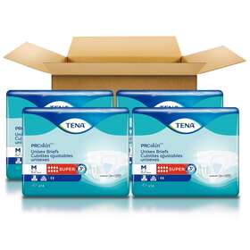 Tena 672670430946 Proskin Unisex Adult Diapers Maximum Absorbency Medium 56 Ct