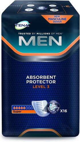 6839410 Tena Level 3 Men Pack Of 16 By