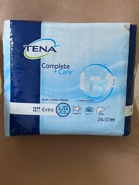 69960 Tena Complete Care Brief Extra Large L/g 40 Inch - 56 72 Count 3 Packs Of 24