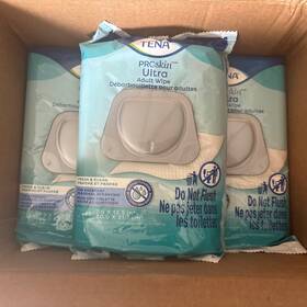 76870 Tena Proskin Ultra Adult Wipes 48 Count - Pack Of 5