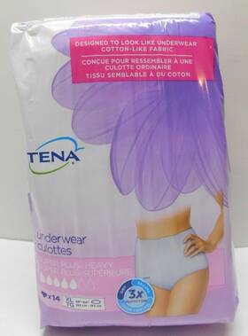 Tena 768702549509 Women Super Plus Heavy Protective Incontinence Underwear Size Xl 48-64 14ct