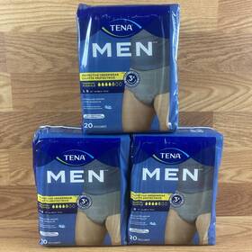 Tena 768702557825 Protective Mens Incontinence Underwear Size Large Maximum Absorbency 60 Ct