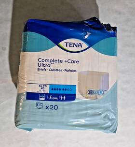 Tena 768702674706 Complete Care Ultra Adult Brief Xl Package Of 20