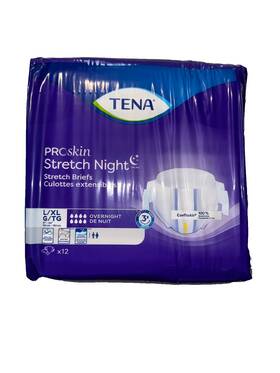 Tena 768702679169 Proskin Protective Night Underwear Confioair L/xl Incontinence 48 Ct