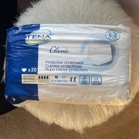 Tena 768702725132 1 Pack Of 20 Classic Protective Underwear Size M 34 Inch - 44 Breathable