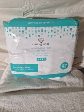 Tena 810025927059 Incontinence Pads For Men One Size Fits Most