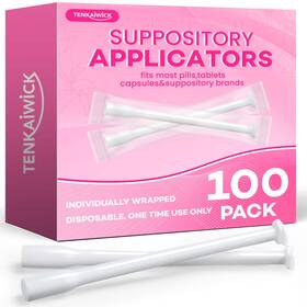 100p Tenkaiwick 199284674165 100 Pack Disposable Vaginal Suppository Applicator For Women