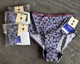 Thinx 810074649025 Speax By Hi-waist Absorbent Underwear Women S Xl Canopy Print Lot Of 4