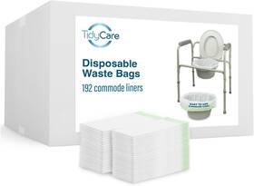 Tc-006 Tidycare Bedside Commode Liners For Portable Toilet Chair Bucket 1 Count Pack Of 192