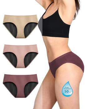 Tiichoo 975821867047 Period Underwear Heavy Flow Soft Panties Teens Leak Proof Menstrual Un Tiichoo 975821867047 Period Underwear Heavy Flow Soft Panties Teens Leak Proof Menstrual Un