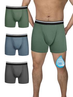 Tiichoo 976895994981 Mens Incontinence Underwear Boxer Briefs Washable Leak Proof For Me