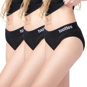Tootles 850049351669 Leakproof Underwear - Womens Low Waist Bikini For Bladder Leaks With Activ