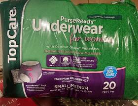 Pot38270aa Top Care Underwear For Women Super Plus Absorbancy 13/18 Count - S/m