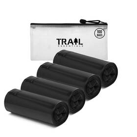 Trail Essentials 426831818042 Toilet Liners Hygienic Leak-proof Odor Free Compatible With Camping Commo