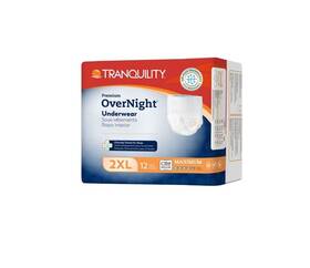 Tranquility 885261292261 Premium Overnight Absorbent Underwear 2xl Large Case Of 48 4 Packs