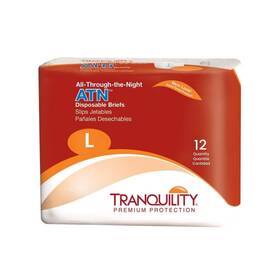 Cspk-2186 Tranquility Premium Atn Disposable Briefs With Tabs Overnight Protection Sup