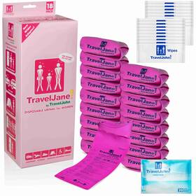 66852-tj1r-c Traveljohn Traveljane Disposable Urinal For All Genders Adults And Children