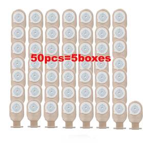 Turbo-roofinds 726084638877 10-50pcs Drain Valve One-piece System Colostomy Bags For Adults Disposable Colos