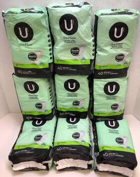 U By Kotex 036000030501 Security Ultra Thin Feminine Pads Heavy Absorbency 360/ct Deal