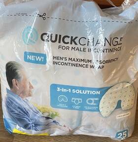 12334 Ul Medical 25 Per Bag Quick Change Male Urine Management Wrap New 12334 Ul Medical 25 Per Bag Quick Change Male Urine Management Wrap New