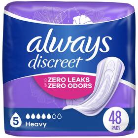 00037000887270 Un Brand Incontinence Pads Heavy Absorbency Regular Length 48 Ct